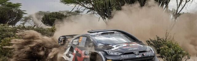 Keenia ralli testikatsel näitas kiireimat minekut Rovanperä, Tänak kolmas