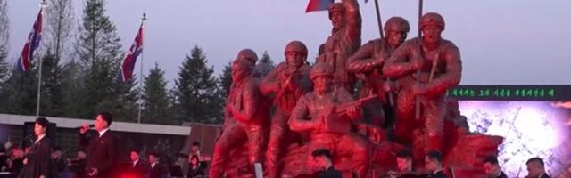 VIDEO | Kim Jong-un avas koos Beloussoviga memoriaali Ukraina vastu sõdinud põhjakorealastele