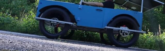VIDEO | Rootslane ehitas ebatavalise elektriauto, mida ei pea laadima