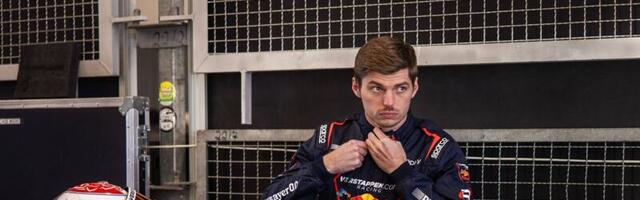Max Verstappen testis valenime all Ferrari masinat