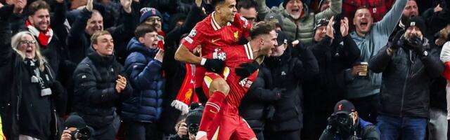 Liverpool alistas Madridi Reali ja jätkab Meistrite liigat täiseduga  