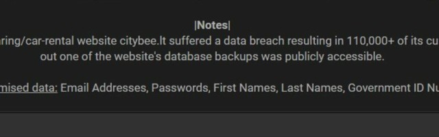 Enam kui 110 000 Citybee kliendi paroolid lekkisid internetti, eestlased pääsesid