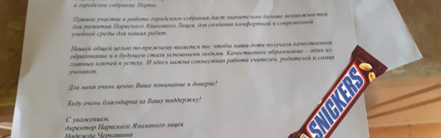 Narva koolidirektor kasutas õpilasi poliitilise kihutustöö tegemiseks