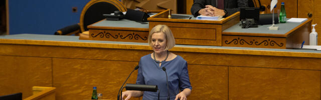 Uus rahandusminister Annely Akkermann astus ametisse