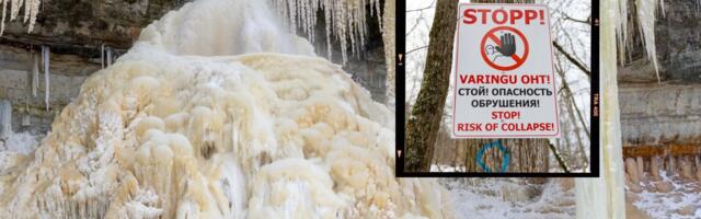 FOTOD | „Arvatakse, et reeglid ei kehti kõigile.“ Jäävaring Valaste joal huvilisi ei heiduta