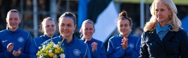 FOTOD | Jalgpallinaiskond kaotas Signy Aarna lahkumismängus Maltale