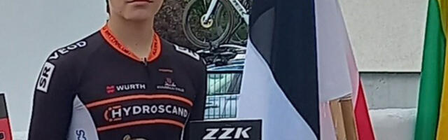 GEORG SA­LU­PUU sai Riia noor­te ve­lo­tuu­ril 3. ko­ha