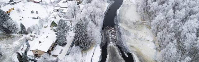 FOTOD ja VIDEO | Põltsamaa jõe üleujutus on taandumas, kuid veetase on endiselt kõrge
