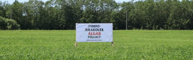 Läänemaa põlde ilmestavad plakatid