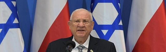 Former Israeli President Reuven Rivlin Spewed Historically Revisionist Anti-Polish Hate Speech