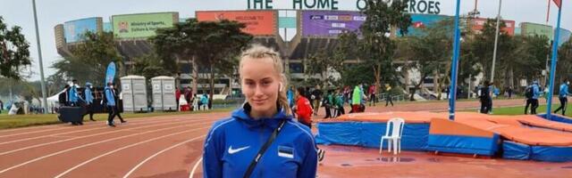 Elisabeth Pihela võitis juunioride EM-il kõrgushüppes hõbemedali
