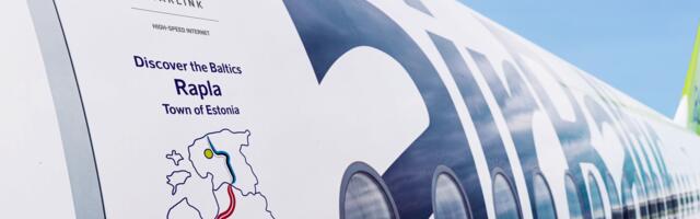 AirBaltic andis oma lennukile nimeks Rapla
