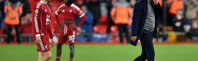 Liverpool pidi veel ühe mõru pilli alla neelama, Anfieldil kaotati Man Unitedile