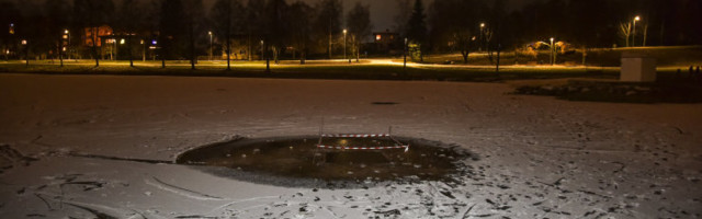 FOTO | Viljandis seadsid viis last jääle minnes enda elu ohtu