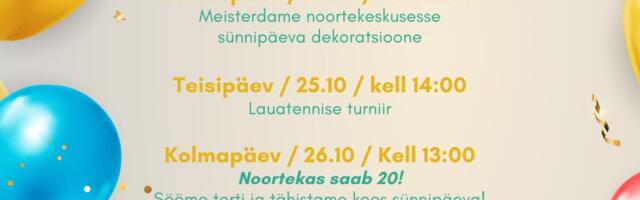 Kristiine noortekeskus korraldab vaheajal noortele rohkelt põnevaid tegevusi