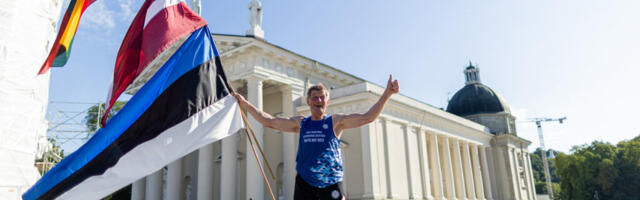 JUHAN ÄNILANE ALUSTAS BALTI KETI JOOKSU AINSA EESTLASENA VILNIUSEST