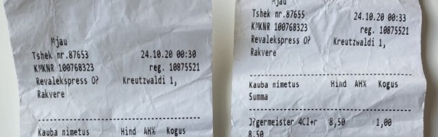 FOTO JA VIDEO | Rakvere ööklubis Mjäu müüdi pärast keskkööd alkoholi, kuigi see on praegu seadusega keelatud