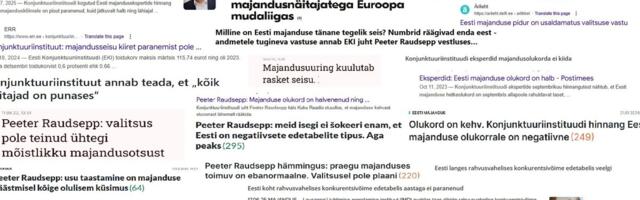 JUHTKIRI | Andmed Eesti majanduse seisu kohta peavad saama korda. Ja kohe!