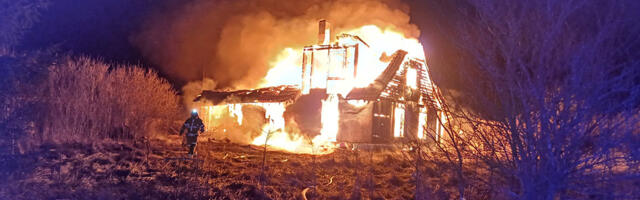 Põlva vallas käis pauk ja põlema süttis elumaja