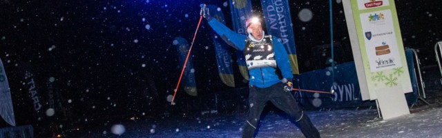 Ligemale paarsada suusatajat nautisid koos presidendiga öist Alutaguse metsa