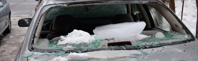 Jää- ja lumekahjud autodel