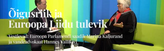 Vestlussaade “Euroopa jutud” – Marina Kaljurand: “Sõpru pole kunagi liiga palju. Häid partnereid pole kunagi liiga palju”