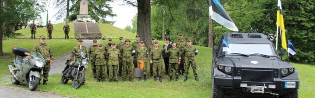 Otepääle saabus võidutuli soomusautos