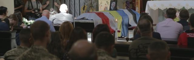 FOTOD | Kiievis saadeti viimsele teele Donbassis hukkunud Eesti kodanik