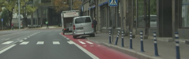 Reporter: Tallinna punased jalgrattateed vajavad kevadel uuesti värvimist