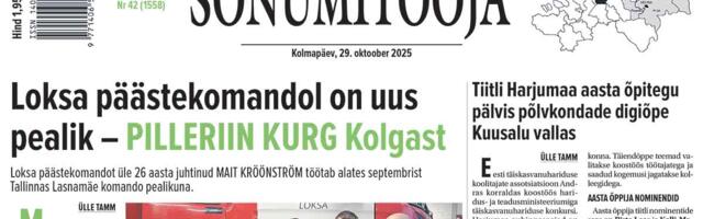 Sõnumitoojas 29. oktoobril