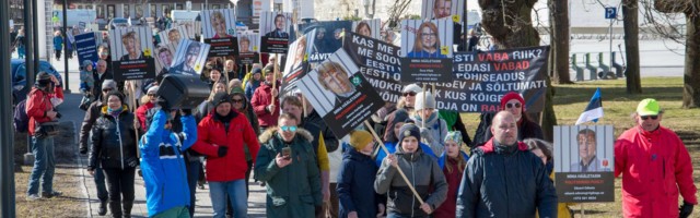 NETS-i eelnõu läheb 4. mail teisele lugemisele, meeleavaldused jätkuvad