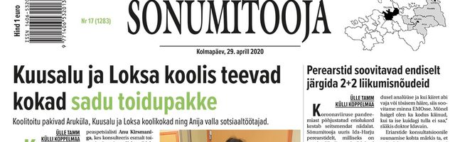 Sõnumitoojas 29. aprillil