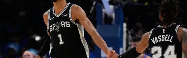 VIDEO | NBA oodatud duelli avavaatus kuulus Spursile ja supermängu teinud Wembanyamale