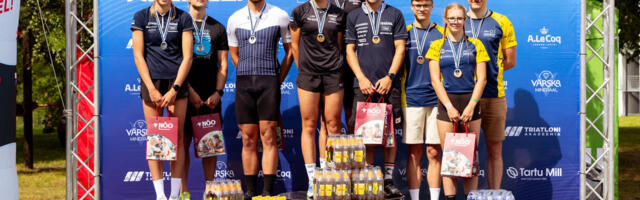 21CC Triatloniklubi/Tr1hards krooniti teatetriatlonis Eesti meistriks