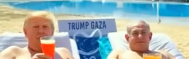 Trump avaldas hämmastava video Gaza kohta