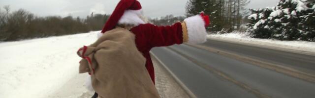 Reporter: Jõuluvana üritab hääletades Eestile tiiru peale teha