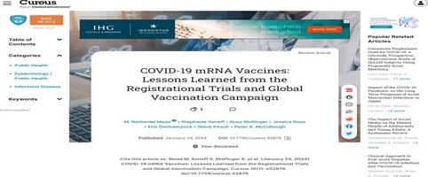 Eelretsenseeritud meditsiiniajakirjas ilmunud artikkel kutsub üles COVIDi süste peatama