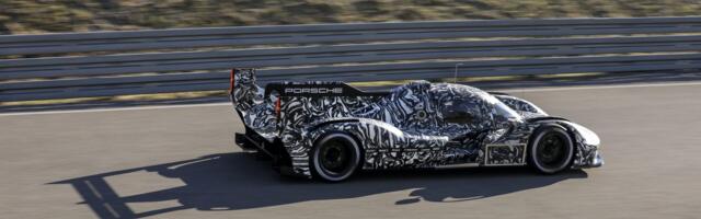 Porsche LMDh auto saab V-8 mootori ja alustas juba ka testidega