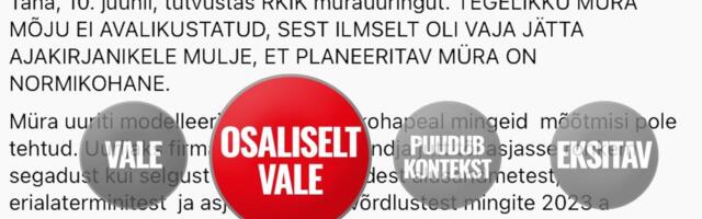 FAKTIKONTROLL | Kas vastab tõele, et RKIK salastas Nursipalu harjutusvälja laiendamise mürauuringud? 